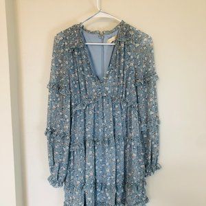 Blue Floral Dress